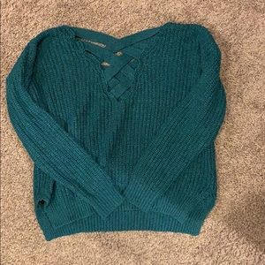 Oversized turquoise Urban sweater